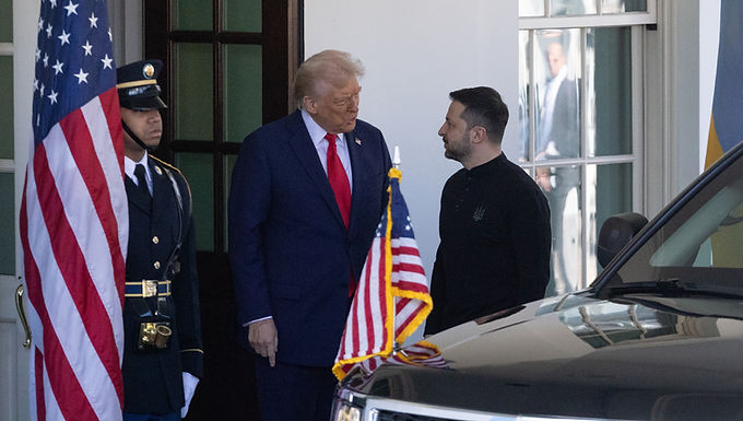 Badenoch y Davey atacaron ante la afirmación de Trump en la que afirmó que Zelensky es un "dictador"