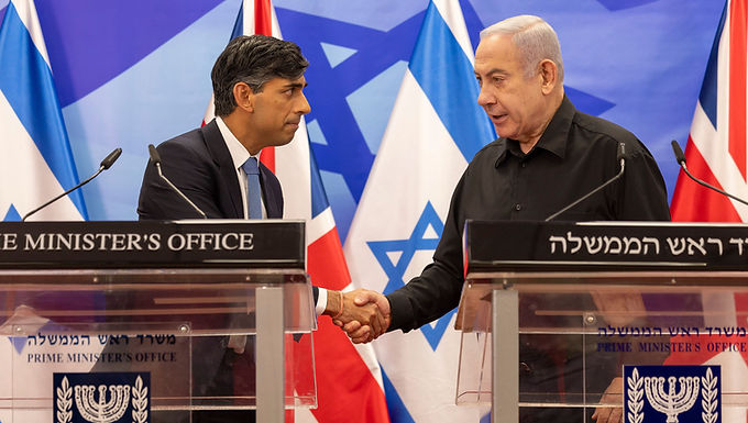 Sunak agradece a Netanyahu por el apoyo a los rehenes mientras respalda a Israel para ganar