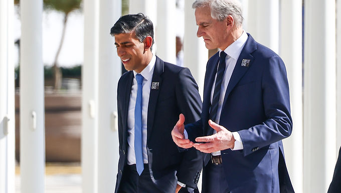 Rishi Sunak pide una "era de acción" en la cumbre climática Cop28
