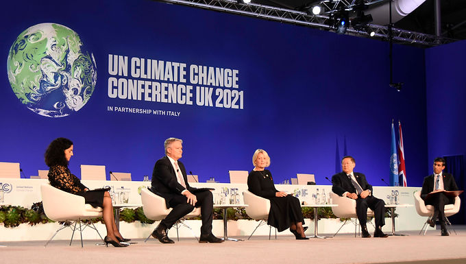 El Reino Unido "tiene la responsabilidad de liderar el camino" para volverse ecológico, dice Rishi Sunak a la COP26 a pesar de los temores de que su plan ecológico podría obligar a las empresas a abandonar Gran Bretaña.