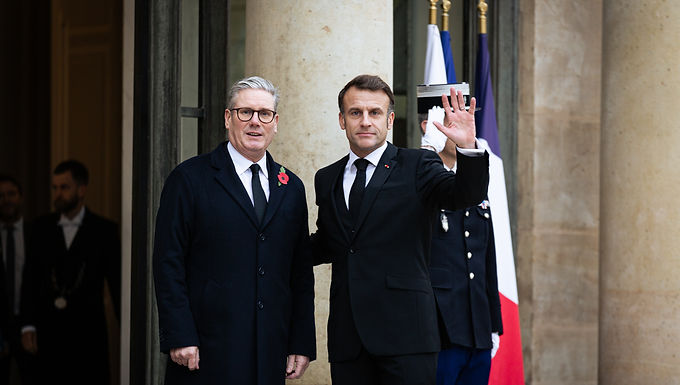 Starmer marca el Día del Armisticio en la ceremonia de París con Macron