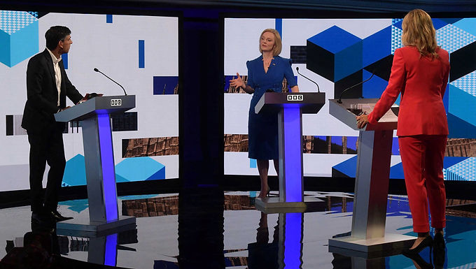 Liz Truss gana terreno en la carrera para ser el próximo primer ministro, pero Rishi Sunak gaón el segundo debate sobre el liderazgo Tory