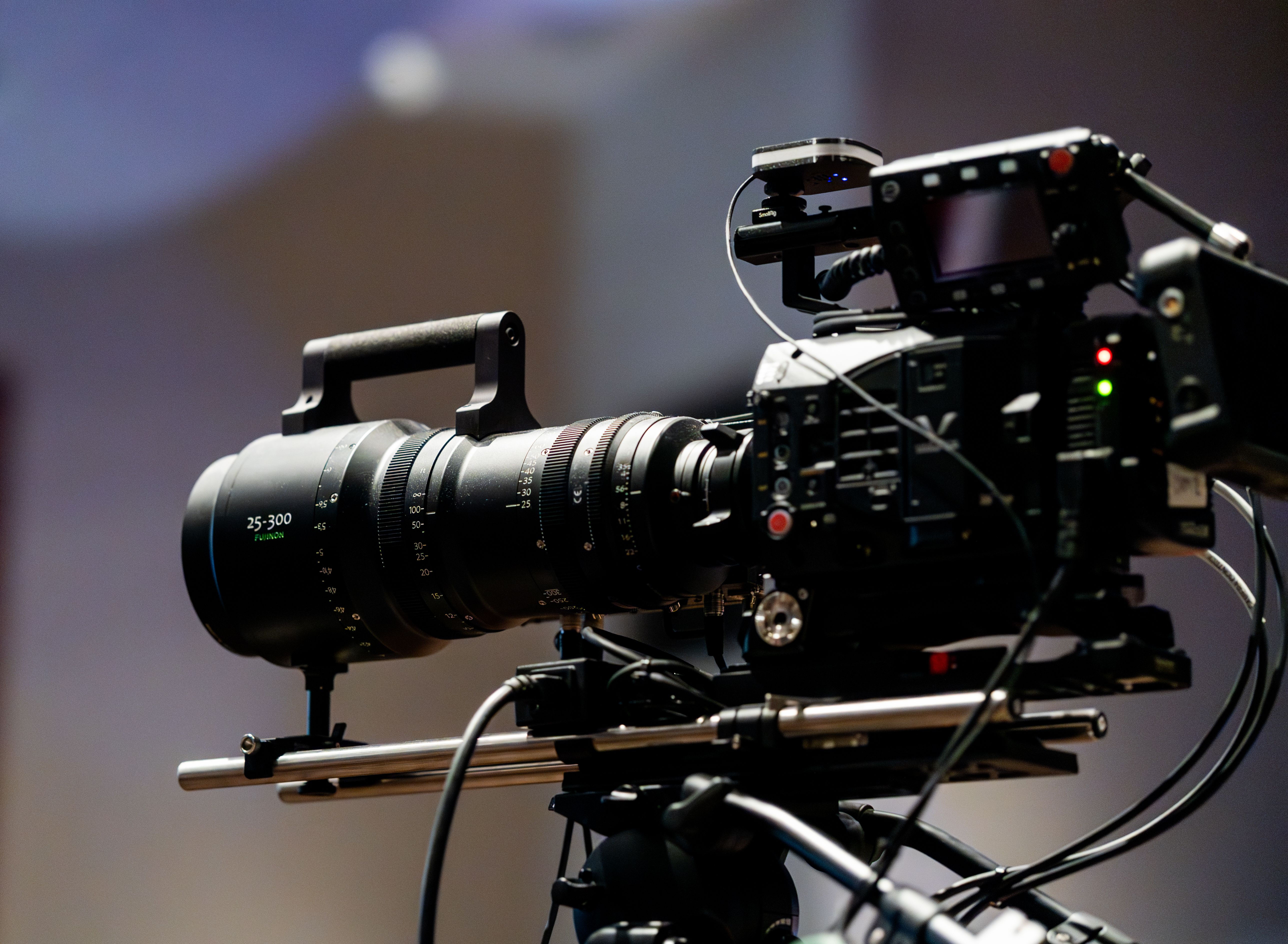 Cámara profesional de televisión